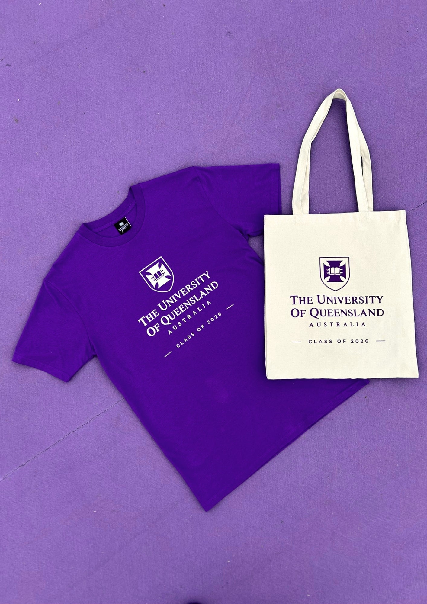UQ Class of 2026 Tee - Purple Bundle