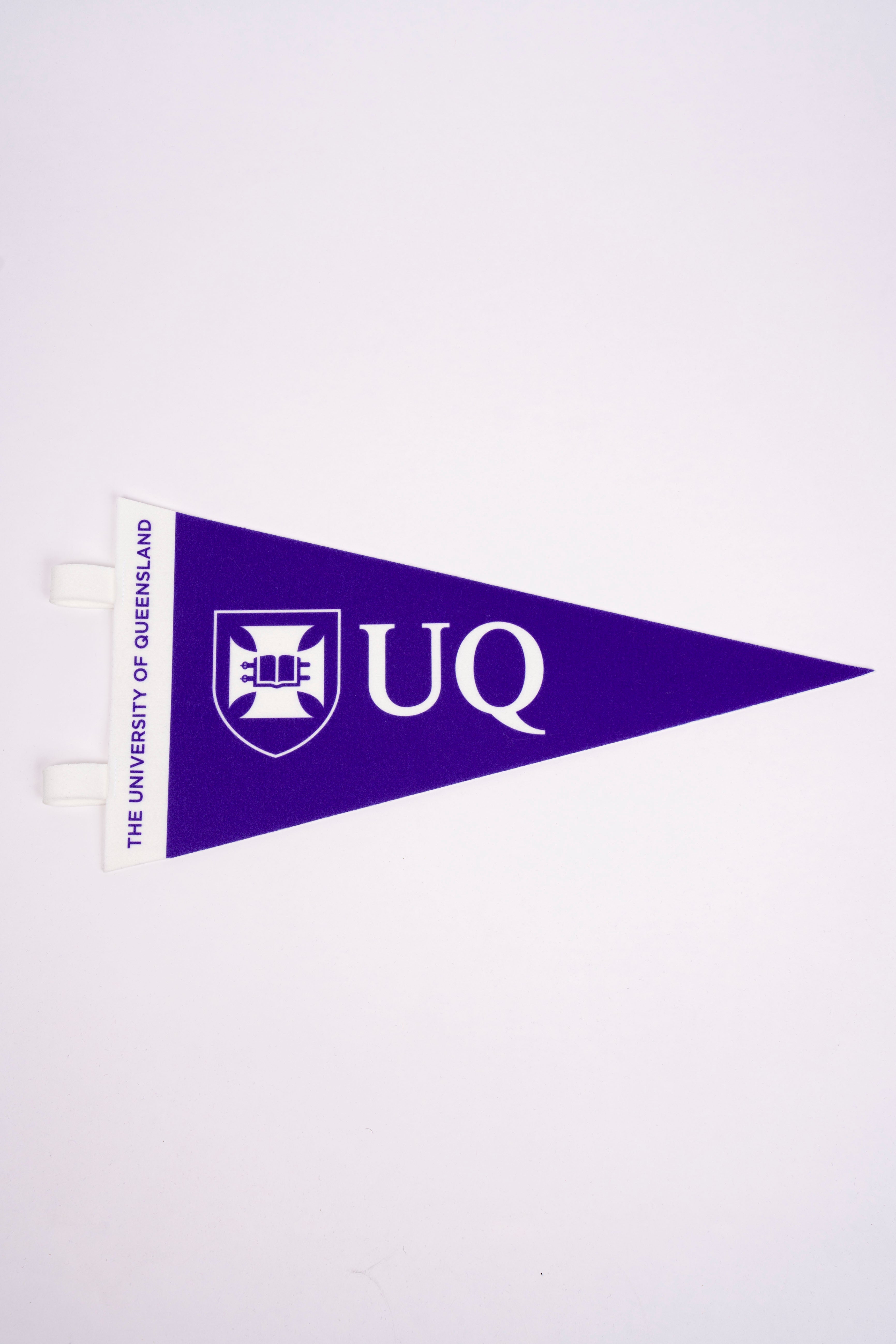 Large UQ Shield Felt Pennant
