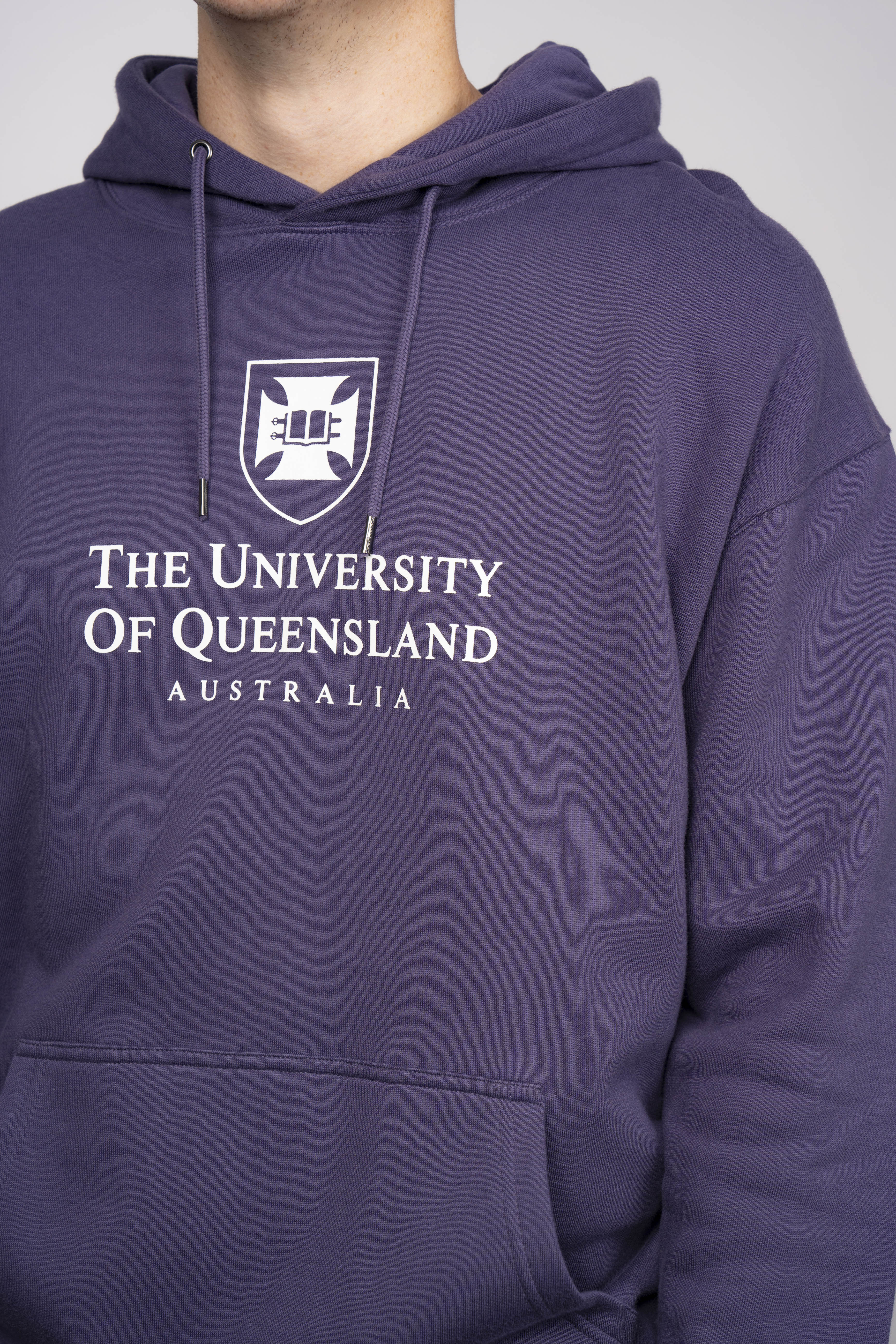 UQ Shield Unisex Hoodie - Purple