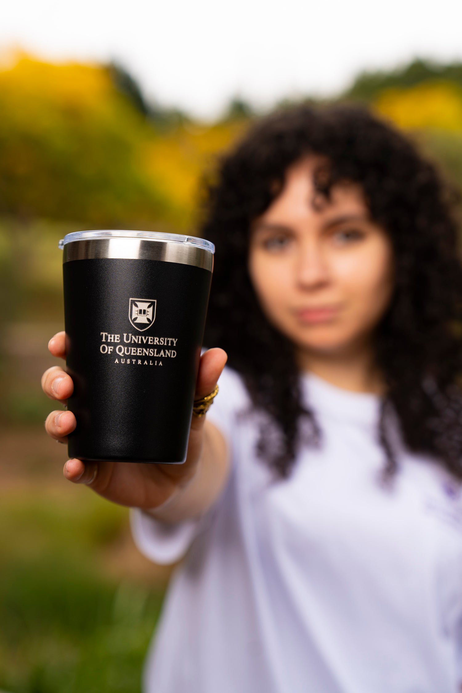 UQ Shield Reusable Cup - 330ml - Black