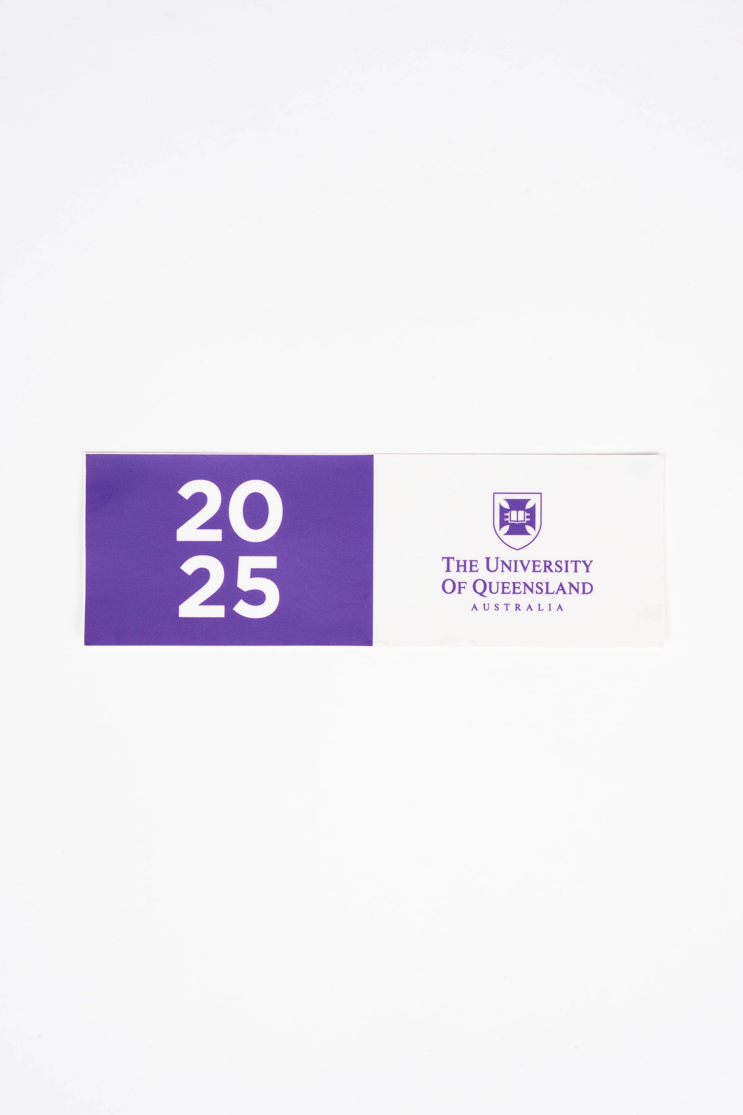 UQ Graduation Laptop Sticker - White 2025