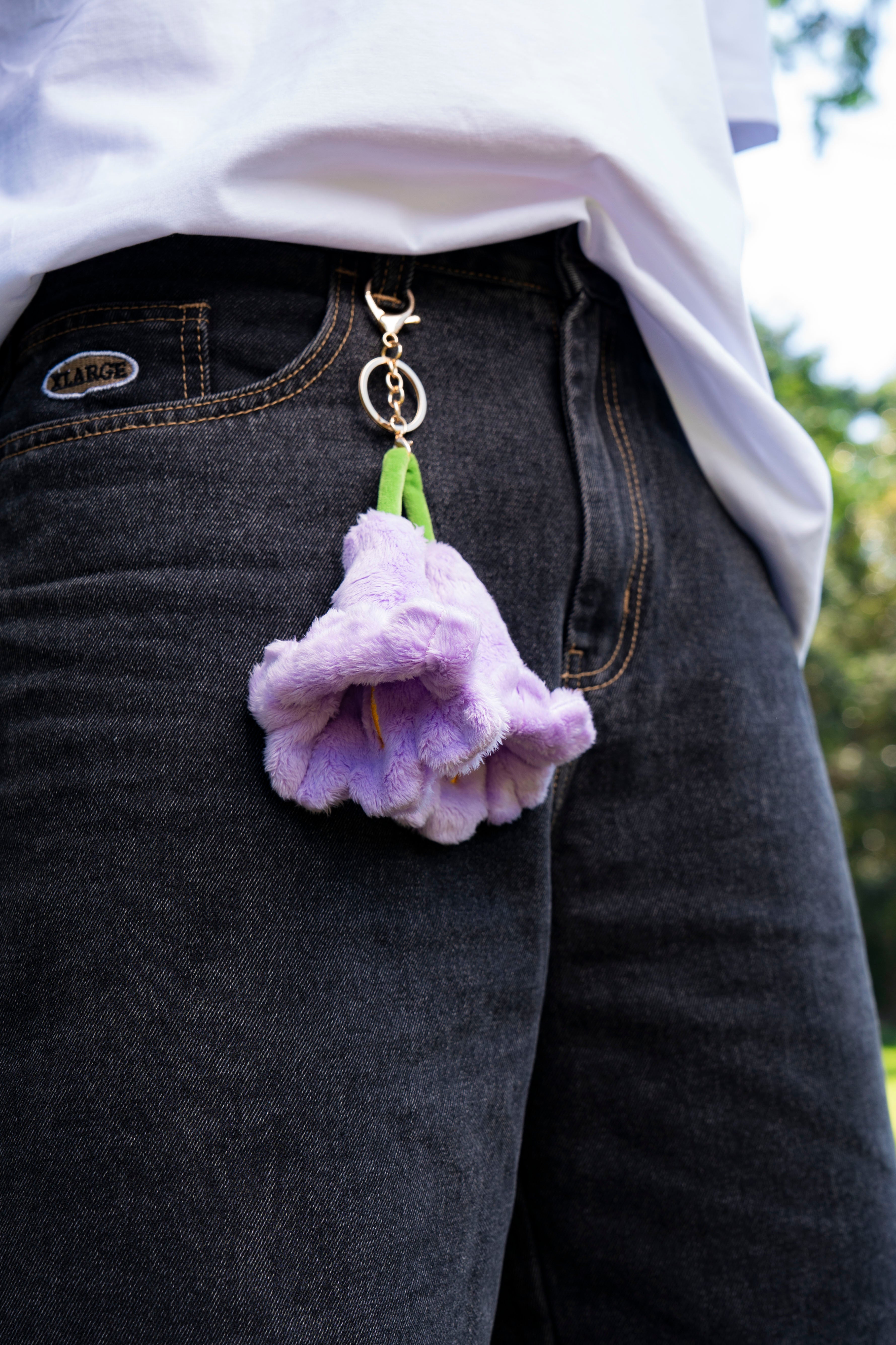 UQ Jacaranda Plush Keyring