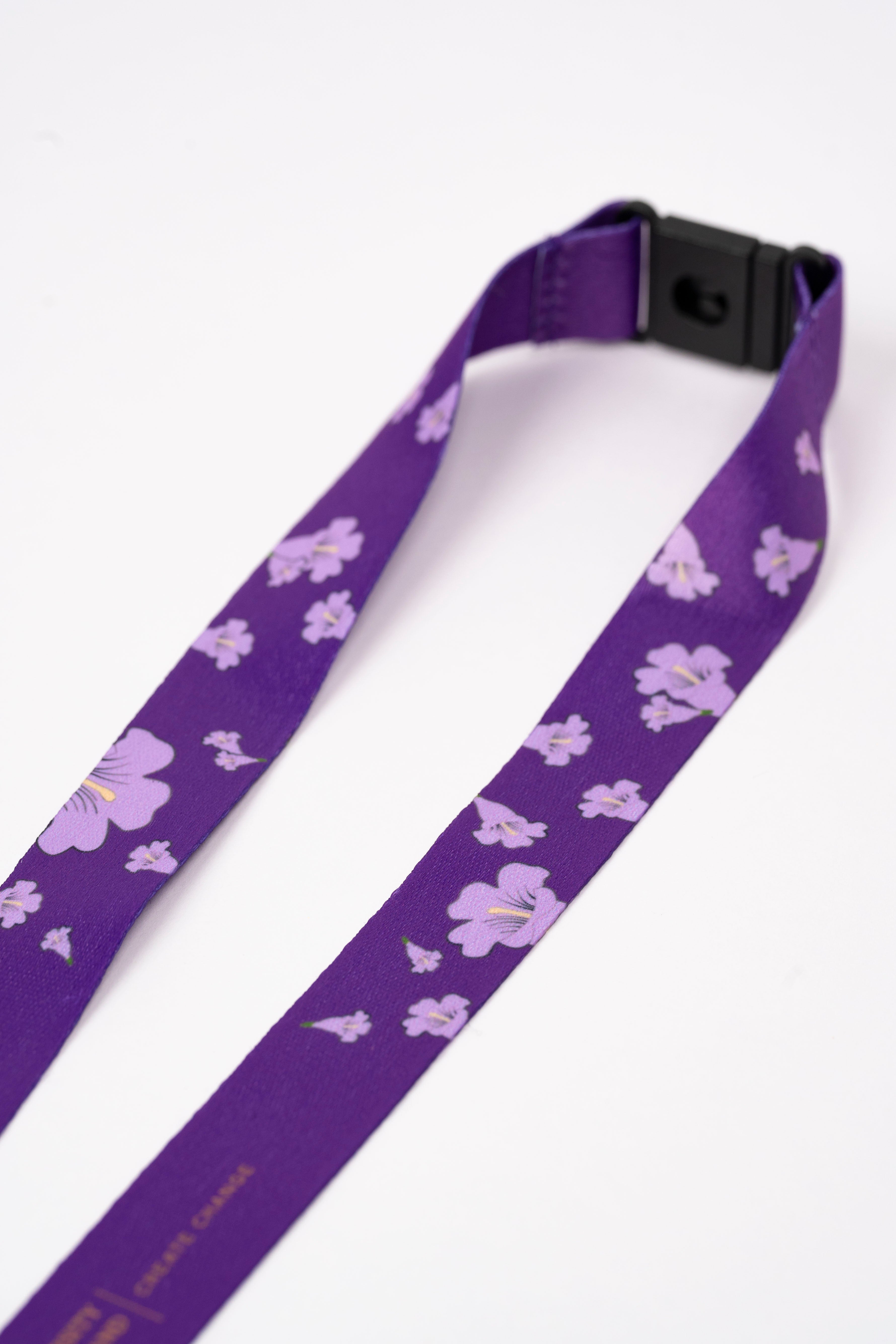 UQ Jacaranda Lanyard - Purple Base