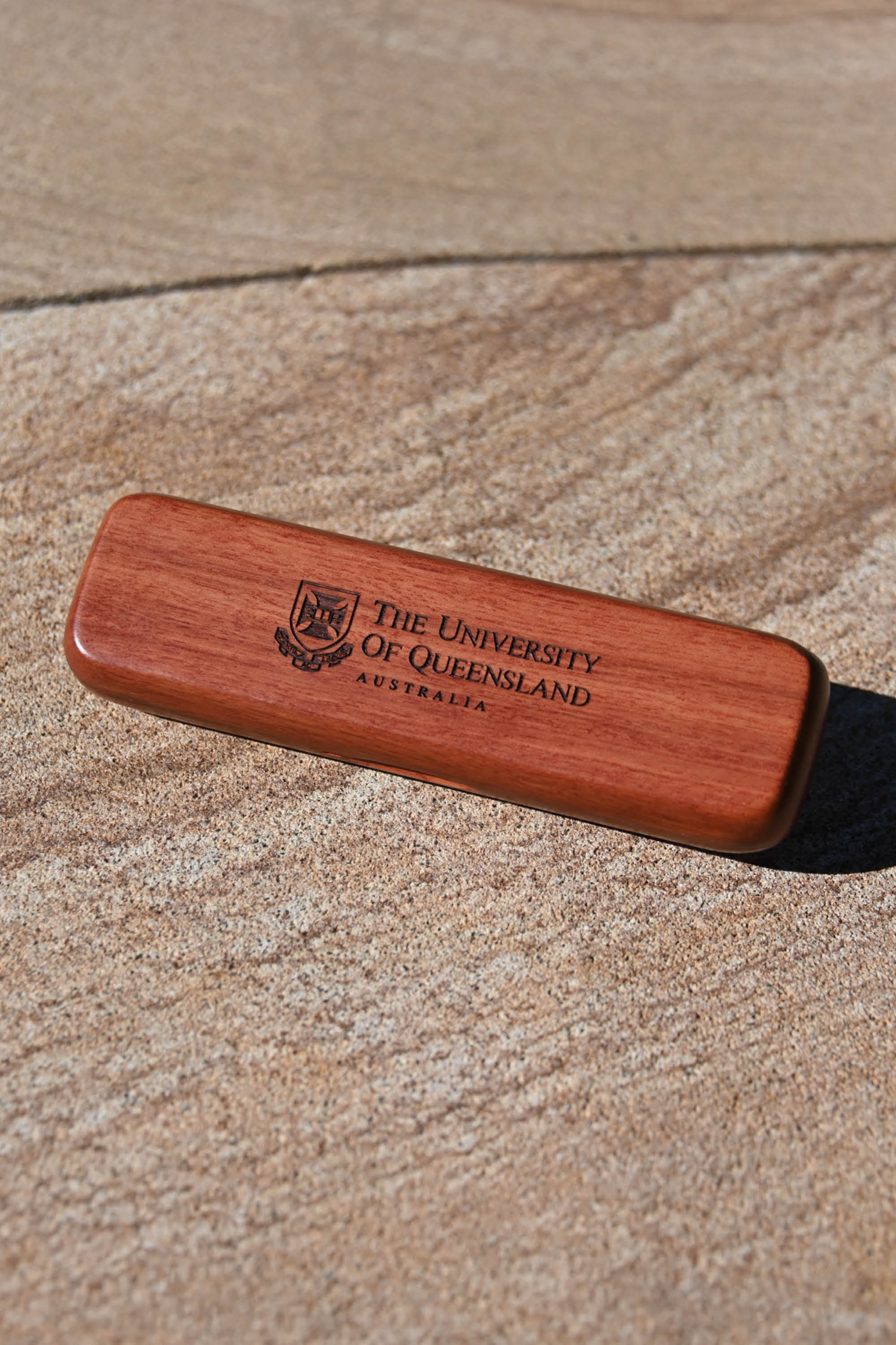 UQ Jarrah Tree Executive Black Clip Pen and Pen Box