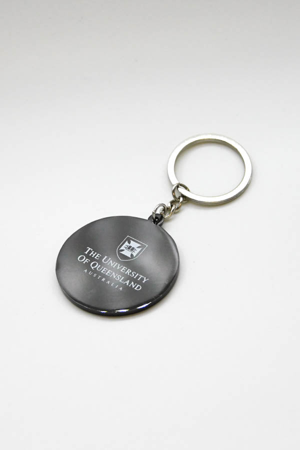 UQ Shield Keyring - Purple