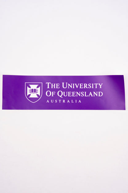 UQ Shield Bumper Sticker