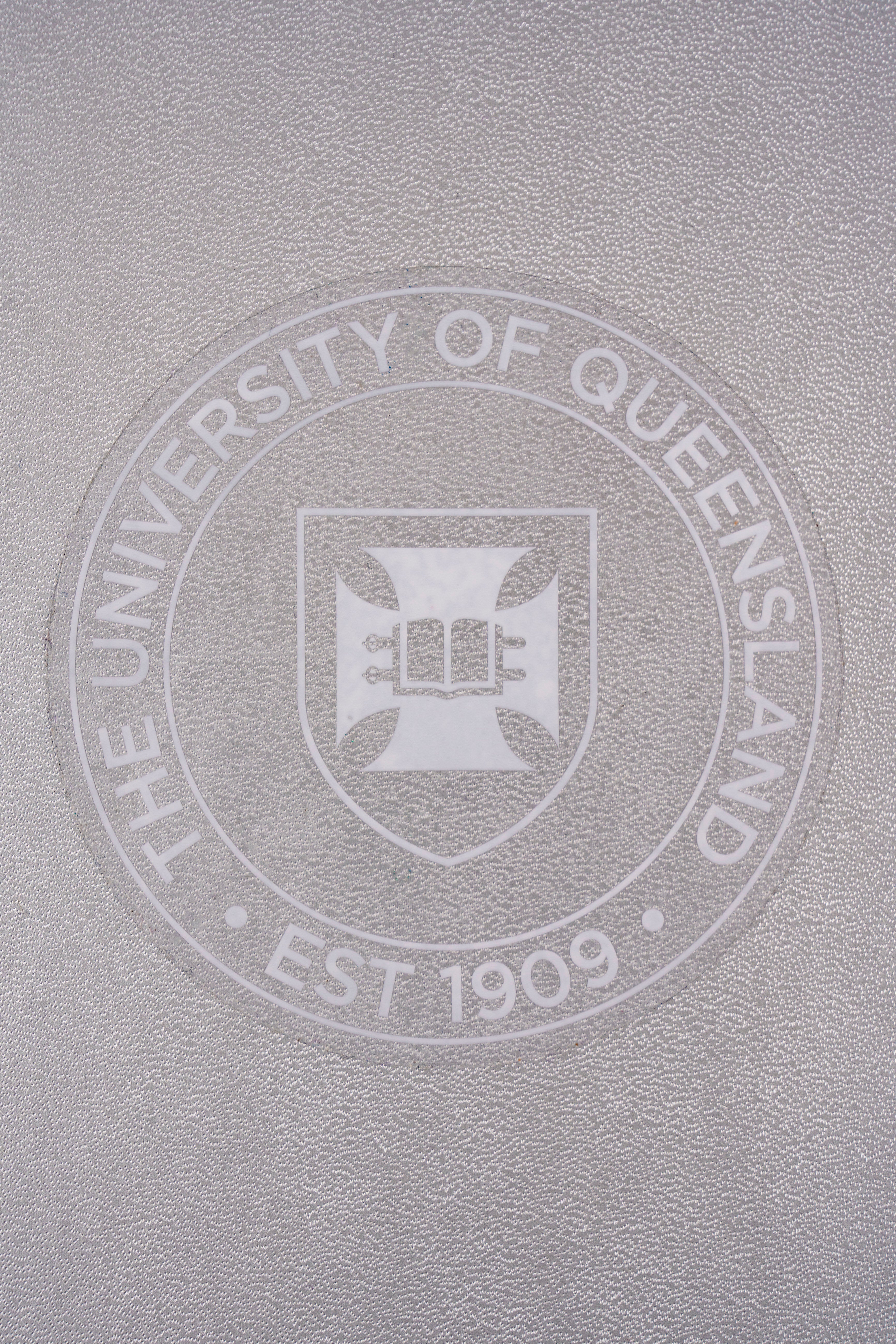 UQ Shield Bumper Sticker - Rounded