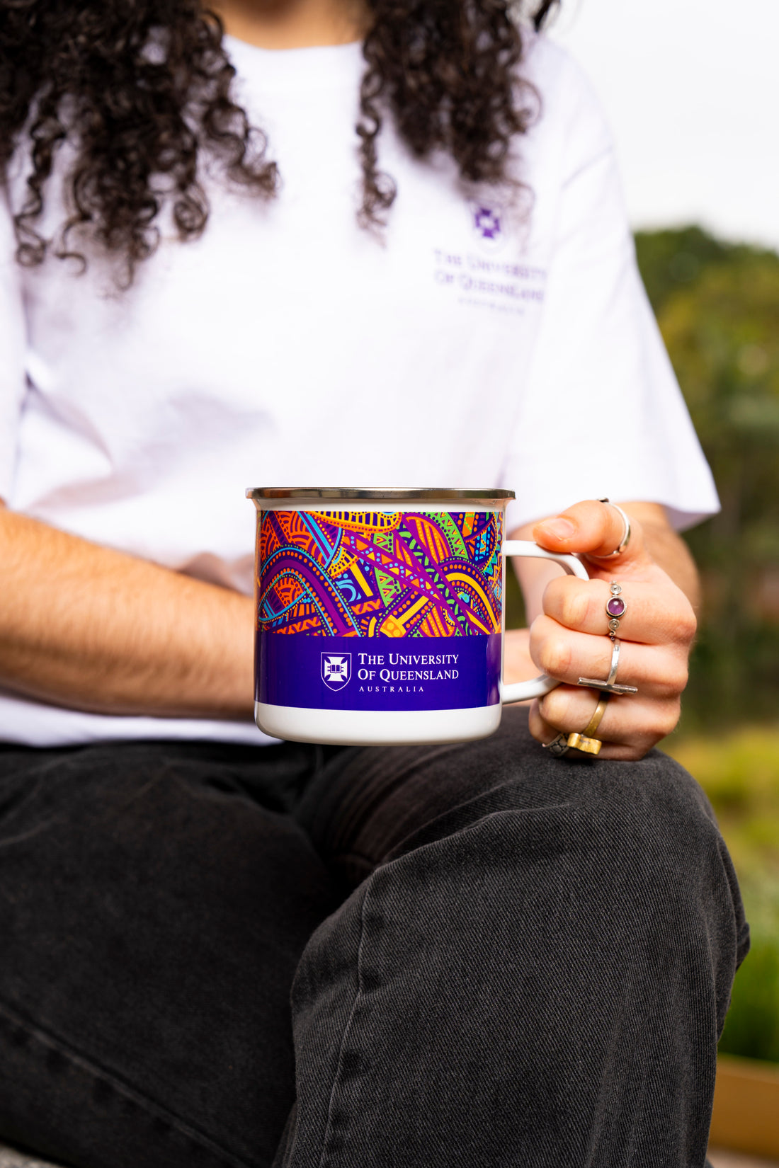 UQ RAP Enamel Mug