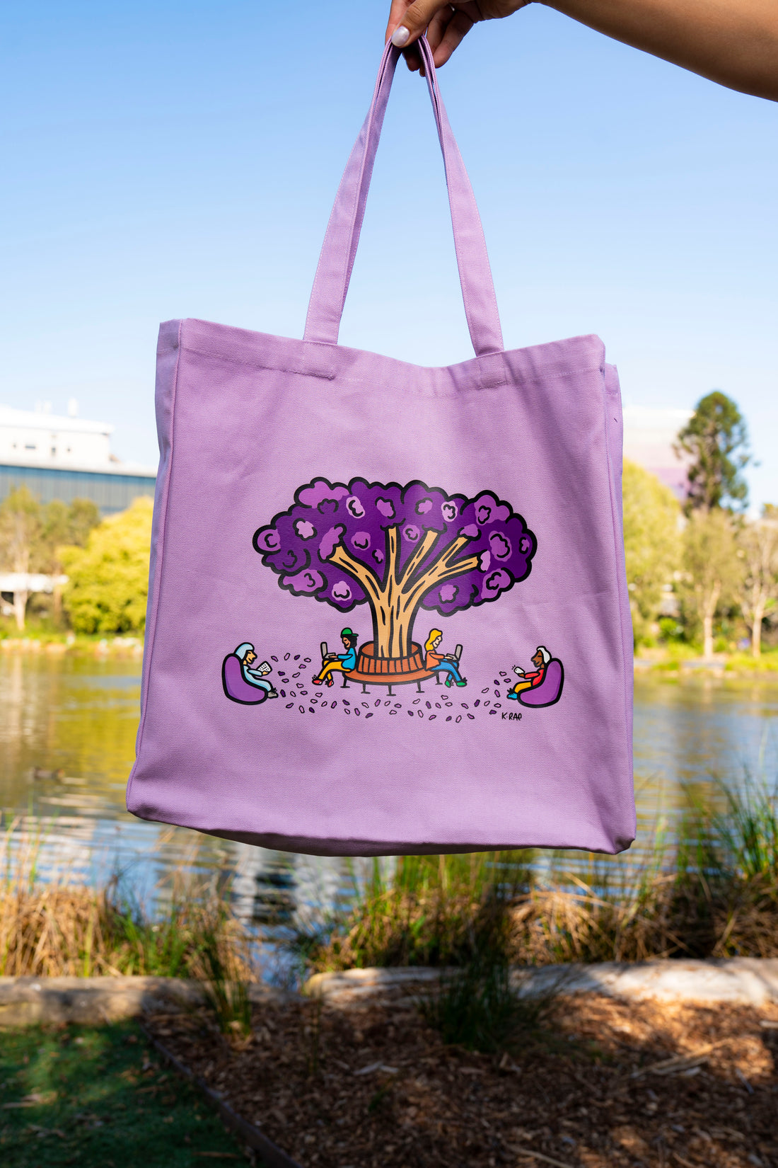 K-Rae x UQ Shop  Oversized Tote Bag