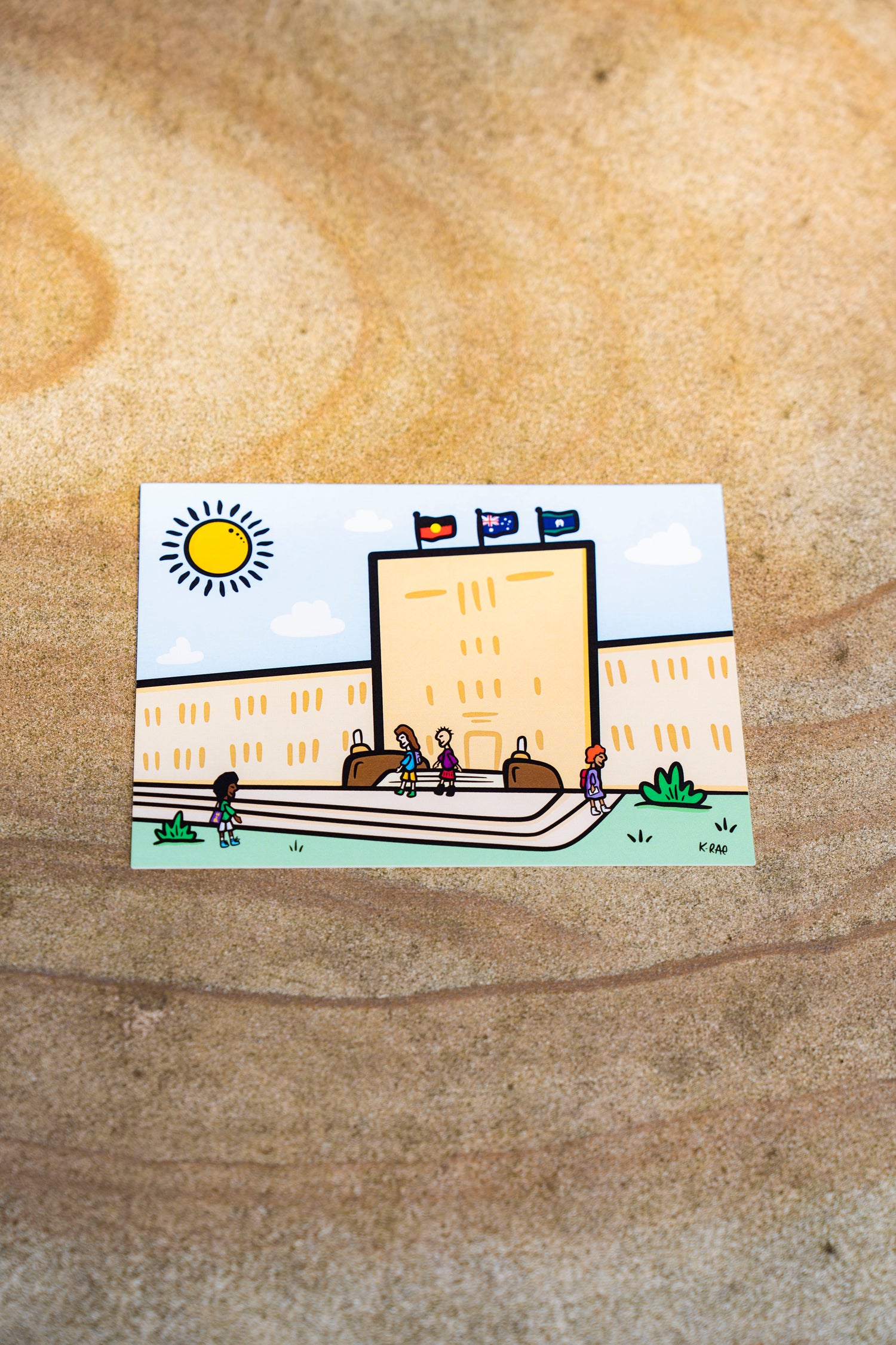 K-Rae x UQ Shop Postcard Set