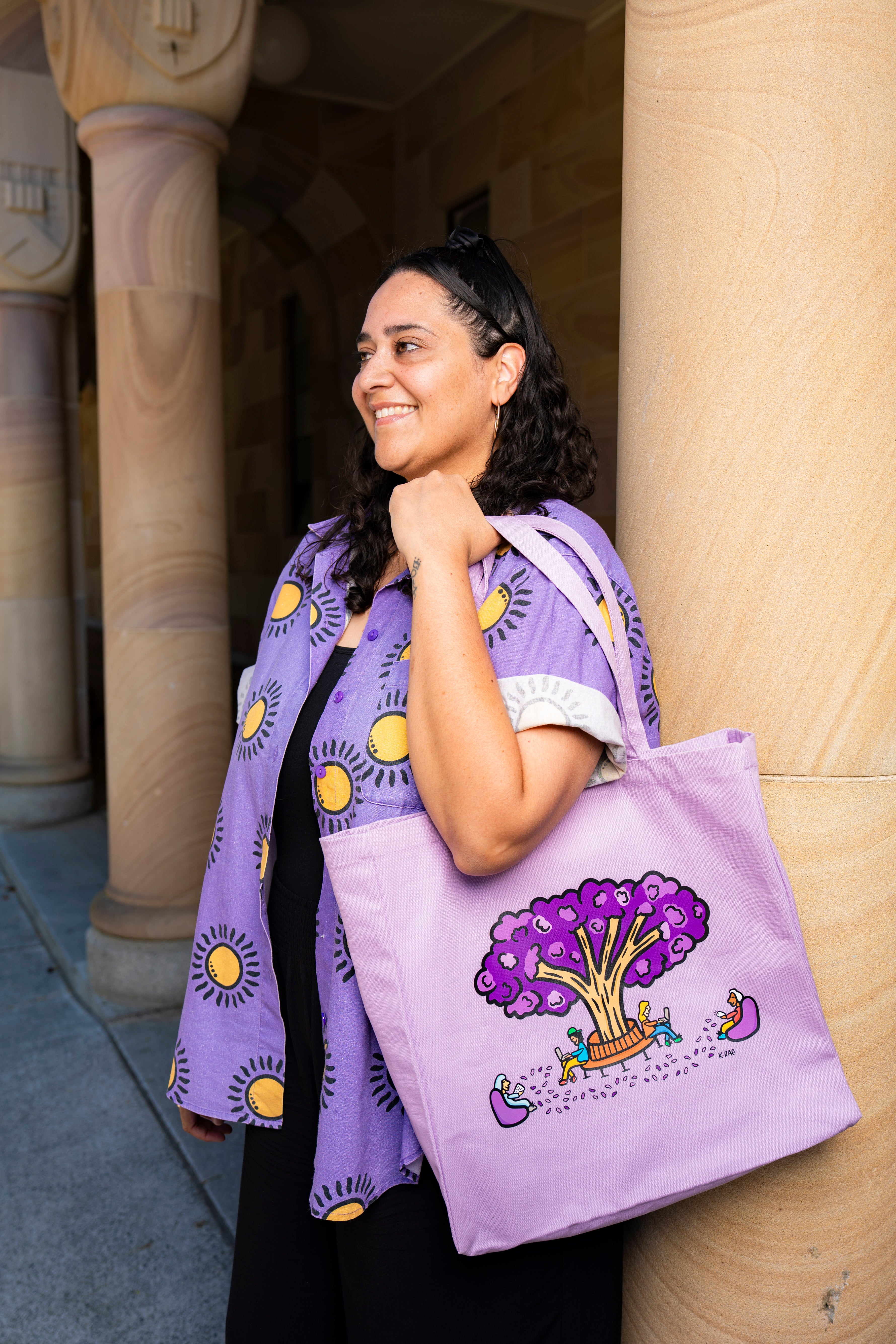 K-Rae x UQ Shop  Oversized Tote Bag