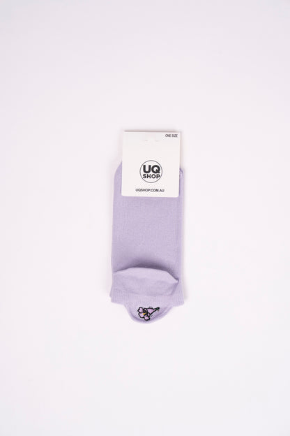 UQ Jacaranda Ankle Socks