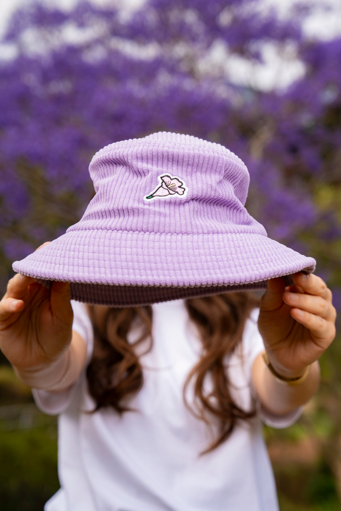 UQ Jacaranda Corduroy Bucket Hat