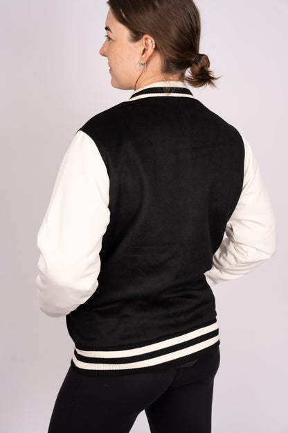 UQ Shield Varsity Jacket - Black