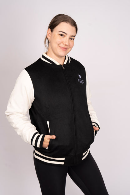 UQ Shield Varsity Jacket - Black