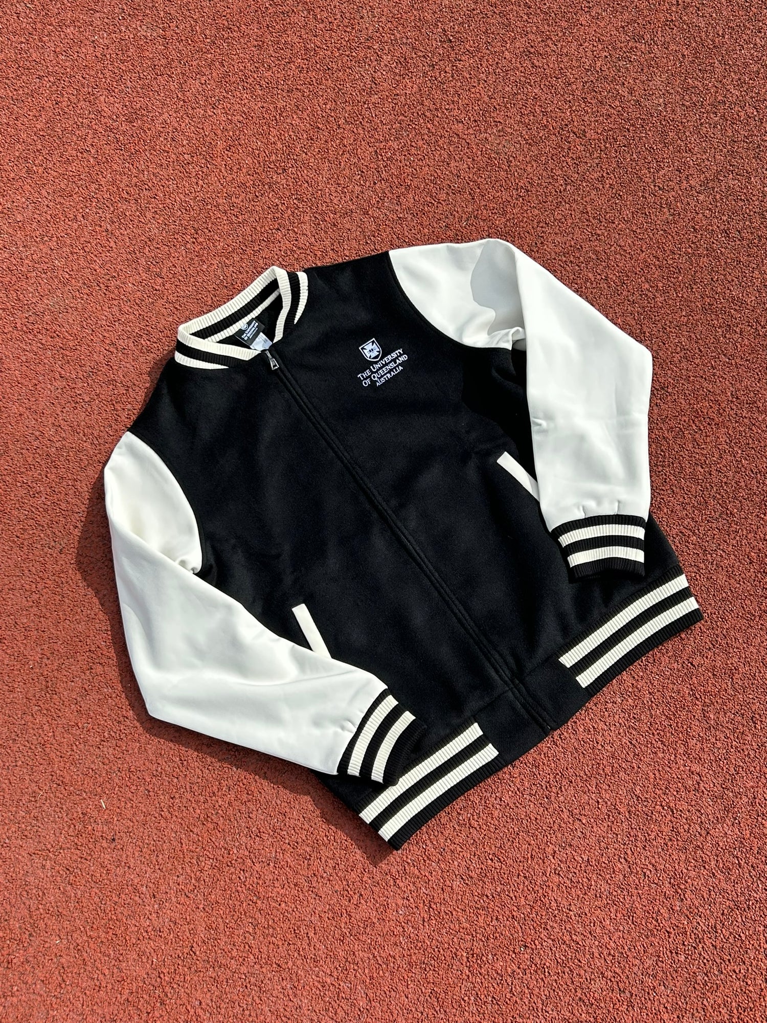 UQ Shield Varsity Jacket - Black