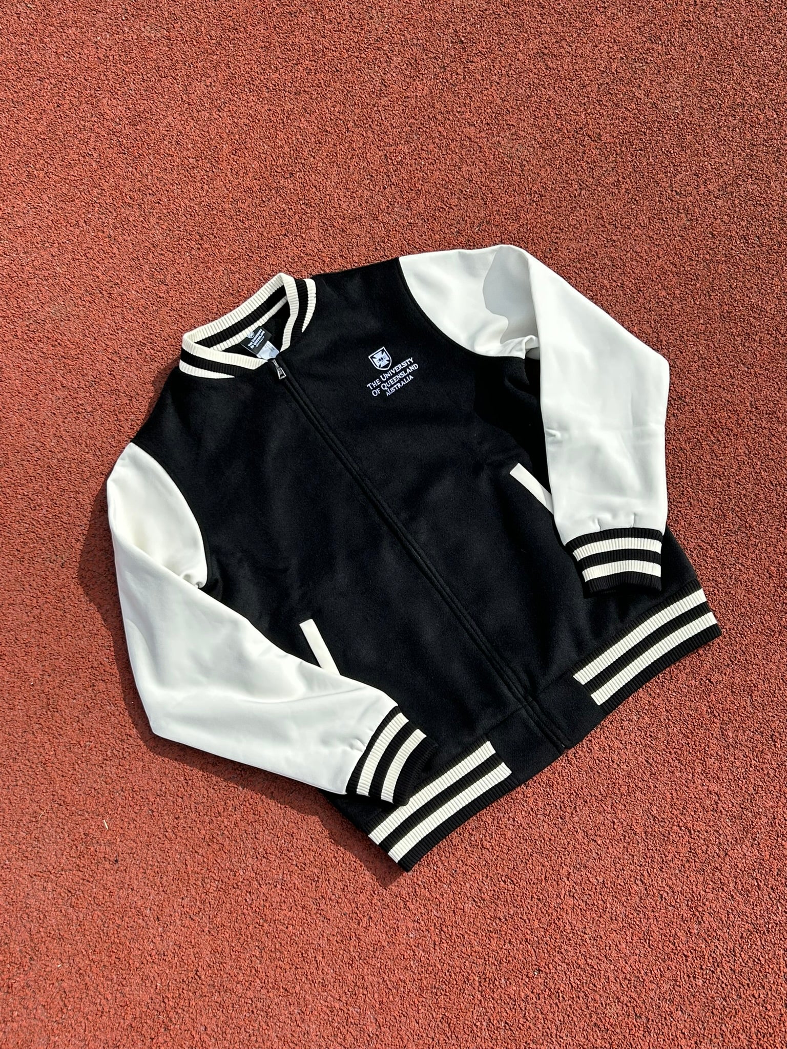 UQ Shield Varsity Jacket - Black