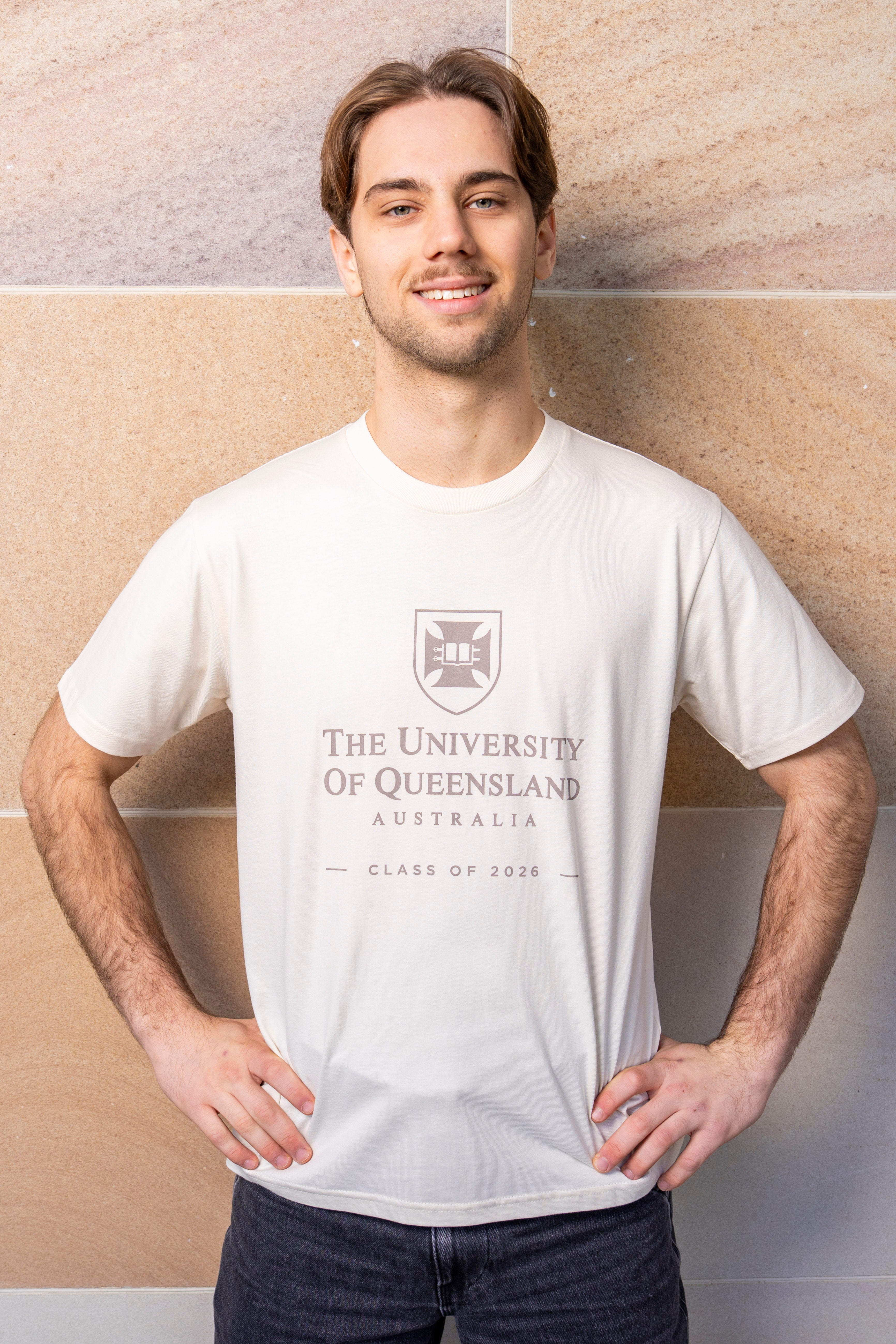 UQ Class of 2026 Tee - Sandstone Bundle