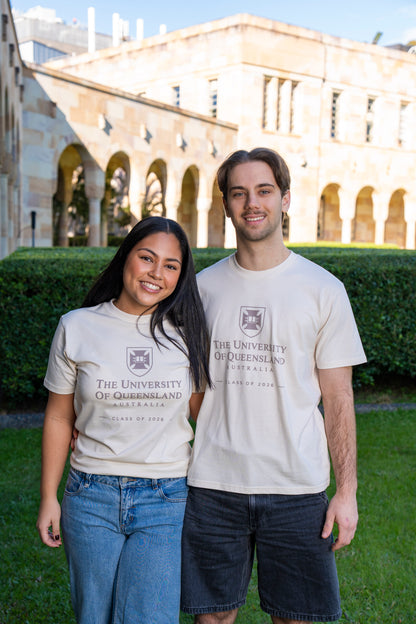 UQ Class of 2026 Tee - Sandstone Bundle