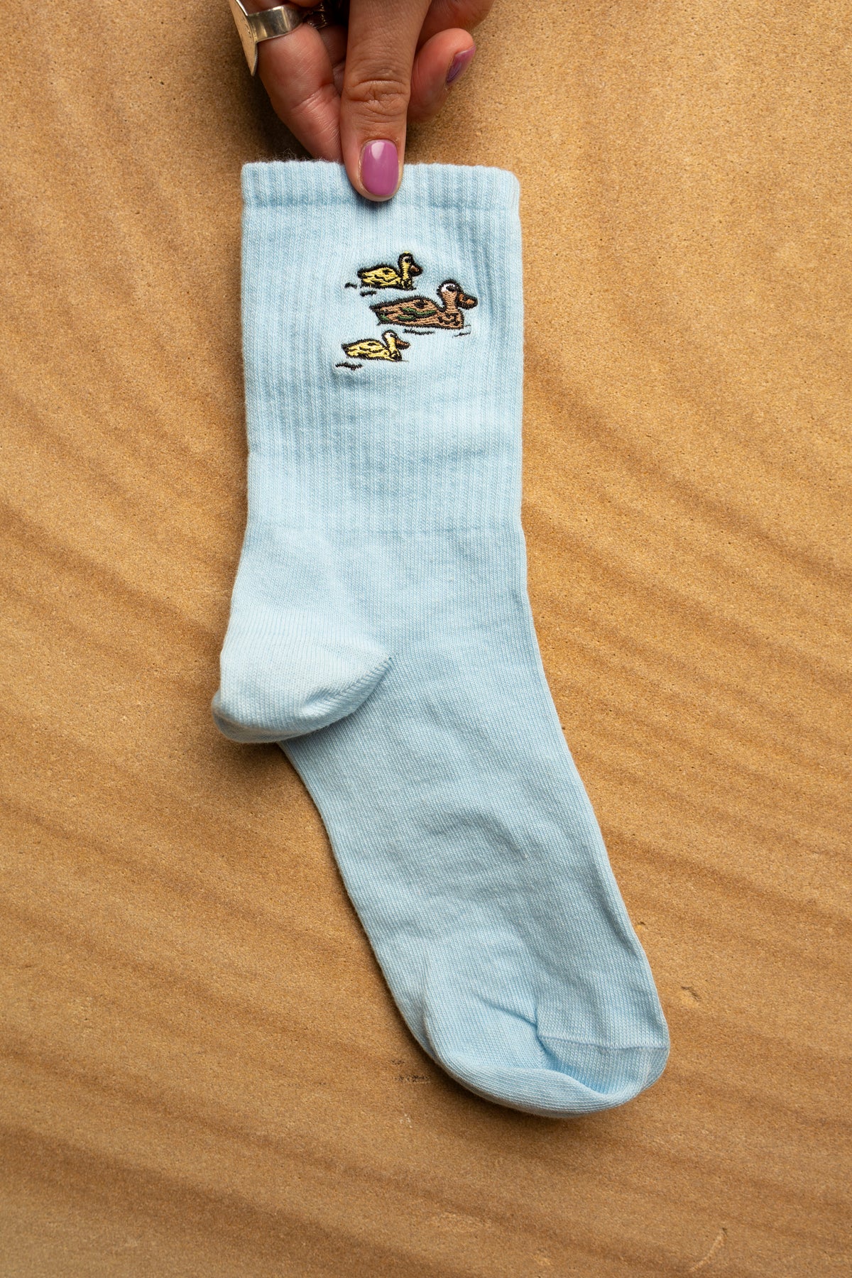 K-Rae x UQ Shop Crew Socks - Ducks