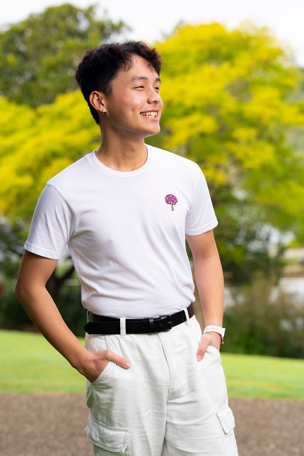 K-Rae x UQ Shop Unisex Tee - Jacaranda Tree