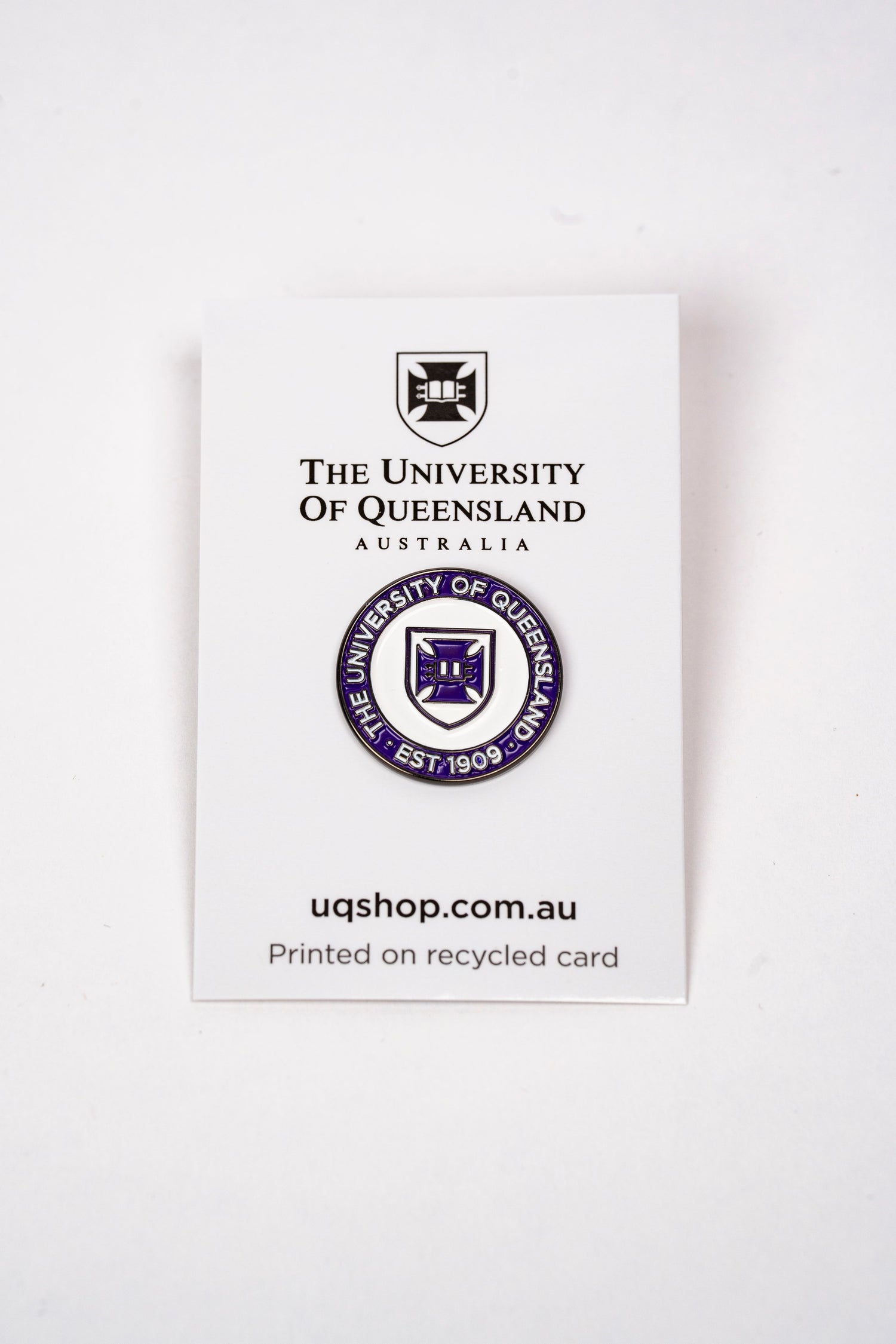 UQ Shield Pin - Purple