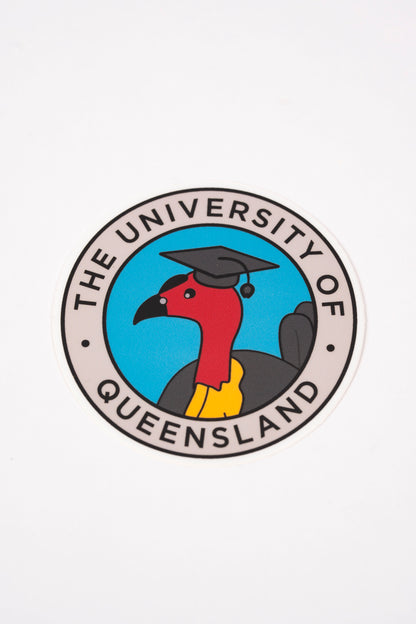 UQ Grad Turkey Laptop Sticker