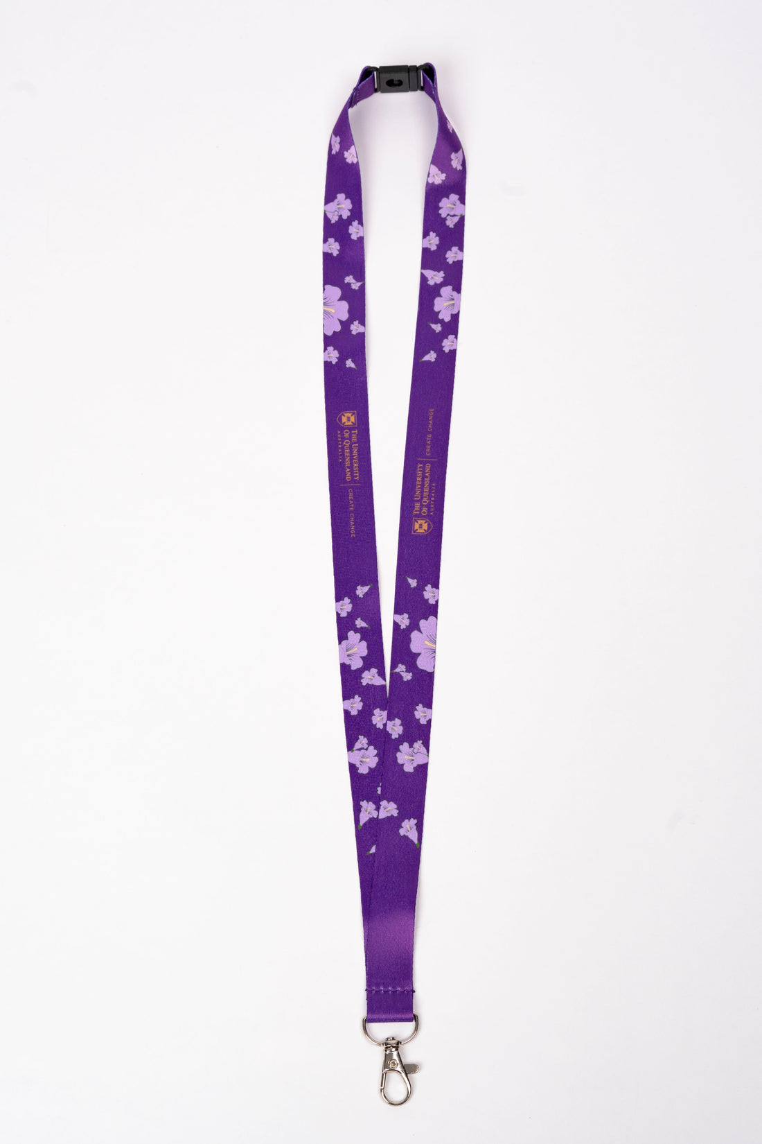 UQ Jacaranda Lanyard - Purple Base